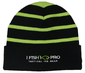 iFish Pro Striped Beanie with Solid Band